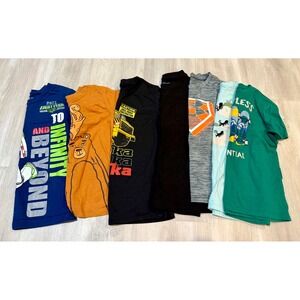 Disney Under Armour Garanimals Boys Graphic T-Shirt Bundle 5T-6 Multicolor Good